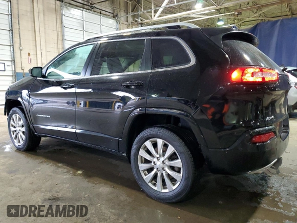2018 Jeep Cherokee Overland with VIN 1C4PJMJX2JD614458, listed as a Copart auction lot 85475184 with 74,068 mi miles and Clean Title. Bid and sale history available at carsss.com. Image 2.