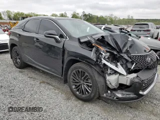 2022 Lexus RX 350 with VIN 2T2HZMAA4NC231760, listed as a Copart auction lot 52738675 with 27,186 mi miles and Salvage Title. Bid and sale history available at DreamBid. Image 4.