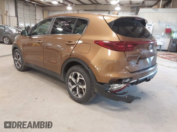 2021 Kia Sportage LX with VIN KNDPM3AC2M7895128, listed as a IAAI auction lot 41573341 with 89,247 mi miles. Bid and sale history available at carsss.com. Image 3.