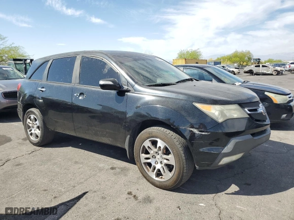 2007 Acura MDX Tech/Entertainment Pkg with VIN 2HNYD284X7H544970, listed as a Copart auction lot 54203135 with 191,881 mi miles and Clean Title. Bid and sale history available at carsss.com. Image 4.