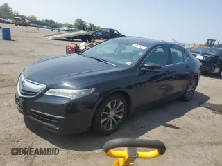 2015 Acura TLX with VIN 19UUB1F34FA004401, listed as a Copart auction lot 59666205 with 194,800 mi miles and Salvage title. Bid and sale history available at DreamBid. Image 1.