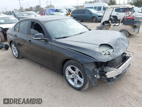 2015 BMW 3 Series 328i with VIN WBA3A5G56FNS88950, listed as a IAAI auction lot 41531888 with 93,464 mi miles. Bid and sale history available at carsss.com. Image 1.