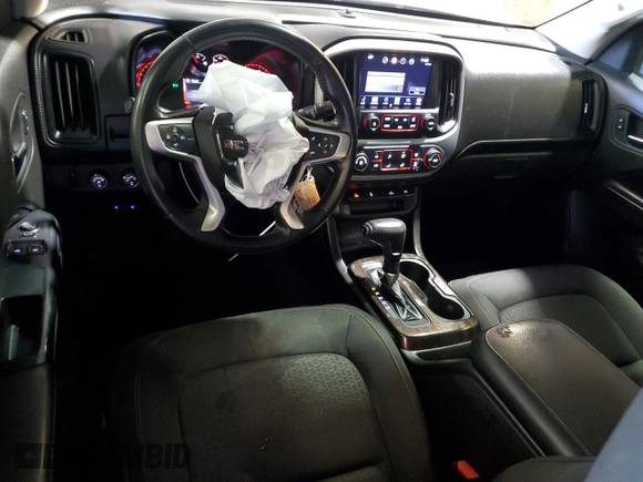 2016 GMC Canyon 4WD SLE with VIN 1GTH6CE3XG1158095, listed as a Copart auction lot 75802314 with 134,140 mi miles and Salvage Title. Bid and sale history available at carsss.com. Image 8.