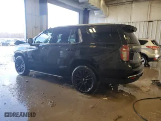 2023 Chevrolet Tahoe LT with VIN 1GNSKNKD0PR196082, listed as a Copart auction lot 45707215 with 35,736 mi miles and Salvage Title. Bid and sale history available at carsss.com. Image 2.