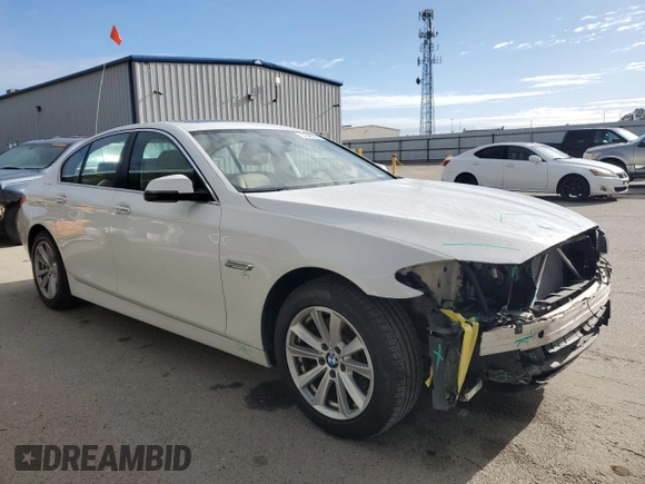 2015 BMW 5 Series 528i with VIN WBA5A5C58FD522722, listed as a Copart auction lot 51345595 with 68,683 mi miles and Salvage Title. Bid and sale history available at DreamBid. Image 4.
