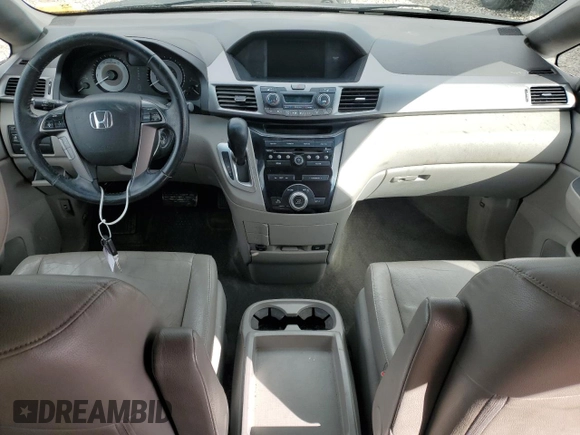 2011 Honda Odyssey EX-L with VIN 5FNRL5H67BB001266, listed as a Copart auction lot 48247265 with 160,524 mi miles and Salvage Title. Bid and sale history available at DreamBid. Image 8.