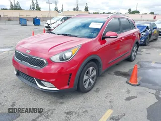 2018 Kia Niro EX with VIN KNDCC3LC7J5143379, listed as a IAAI auction lot 41793266 with 117,760 mi miles. Bid and sale history available at carsss.com. Image 2.