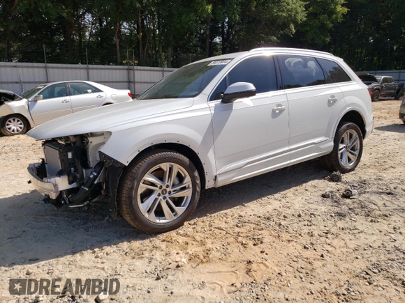 2024 Audi Q7 Premium z VIN WA1ACBF76RD006915, wystawiony jako Copart lot #56310904 z przebiegiem 2 807 mil mil oraz Szkoda całkowita • Salvage title. Historia ofert i sprzedaży dostępna na DreamBid. Obrazek 1.