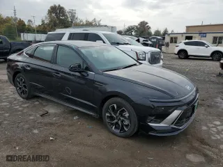 2024 Hyundai Sonata SEL with VIN KMHL64JA9RA368349, listed as a Copart auction lot 76967154 with 302 mi miles and Salvage Title. Bid and sale history available at carsss.com. Image 4.