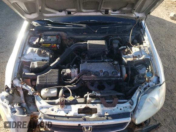 1999 Honda Civic DX with VIN 1HGEJ612XXL034351, listed as a Copart auction lot 76589714 with 192,975 mi miles and Salvage Title. Bid and sale history available at carsss.com. Image 11.