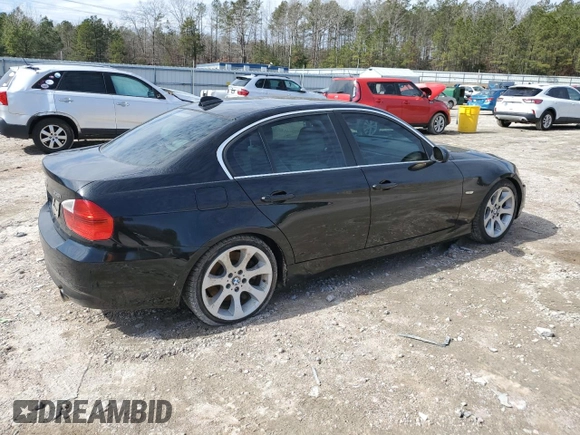 2007 BMW 3 Series 335i with VIN WBAVB735X7FV75212, listed as a Copart auction lot 46341525 with 238,383 mi miles and Salvage Title. Bid and sale history available at carsss.com. Image 3.