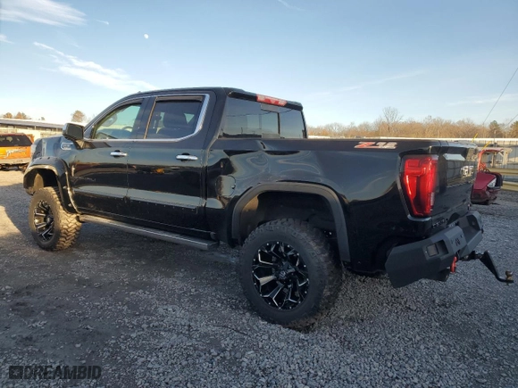 2020 GMC Sierra 1500 Denali with VIN 1GTU9FEL5LZ106974, listed as a Copart auction lot 83200414 with 33,119 mi miles and Salvage Title. Bid and sale history available at carsss.com. Image 2.