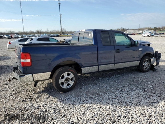 2007 Ford F-150 STX with VIN 1FTRX12W17FA68454, listed as a Copart auction lot 50409485 with 256,600 mi miles and Salvage Title. Bid and sale history available at DreamBid. Image 3.