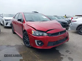 2017 Mitsubishi Lancer ES with VIN JA32U2FU6HU011946, listed as a IAAI auction lot 41918643 with 63,544 mi miles. Bid and sale history available at carsss.com. Image 1.