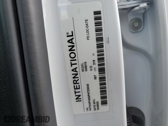 2023 Chevrolet Silverado 1500 with VIN 1HTKHPVM3PH723040, listed as a Copart auction lot 43317695 with 2,944 mi miles and Salvage Title. Bid and sale history available at DreamBid. Image 13.