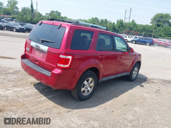 2010 Ford Escape Limited z VIN 1FMCU0E74AKA03606, wystawiony jako IAAI lot #42491206 z przebiegiem 106 749 mil mil oraz . Historia ofert i sprzedaży dostępna na DreamBid. Obrazek 4.