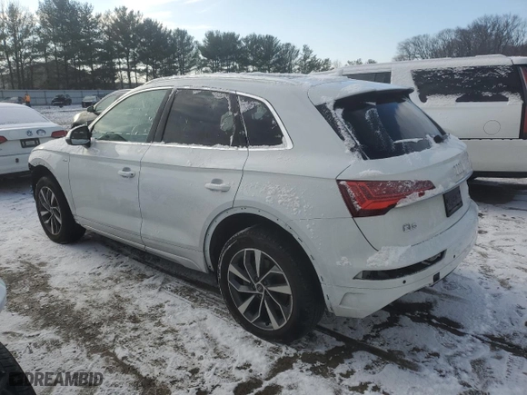 2023 Audi Q5 S line Premium Plus with VIN WA1EAAFY8P2191665, listed as a Copart auction lot 89162585 with 40,569 mi miles and Salvage Title. Bid and sale history available at carsss.com. Image 2.
