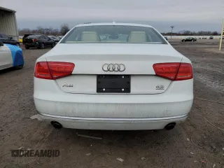 2012 Audi A8 с VIN WAUAVAFD0CN036751, выставлен на аукционе Copart как лот 86383784 с пробегом 96 658 миль миль и Списание • Salvage title. История ставок и продаж доступна на DreamBid. Изображение 6.
