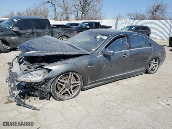 2013 Mercedes-Benz S-Class S 63 AMG with VIN WDDNG7EB9DA529909, listed as a Copart auction lot 47520865 with 0 mi miles and Salvage Title. Bid and sale history available at carsss.com. Image 1.