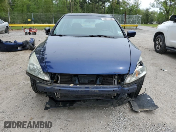 2005 Honda Accord EX with VIN 1HGCM567X5A079182, listed as a Copart auction lot 50696665 with 186,410 mi miles and Salvage Title. Bid and sale history available at DreamBid. Image 5.