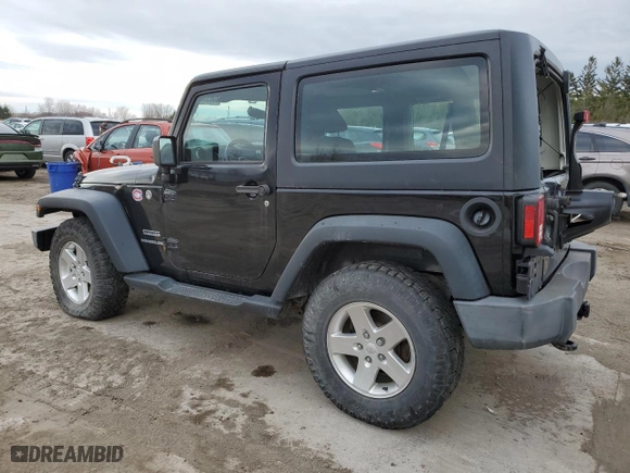 2014 Jeep Wrangler Sport with VIN 1C4AJWAG6EL212505, listed as a Copart auction lot 53093095 with 124,147 mi miles and Clean Title. Bid and sale history available at carsss.com. Image 2.