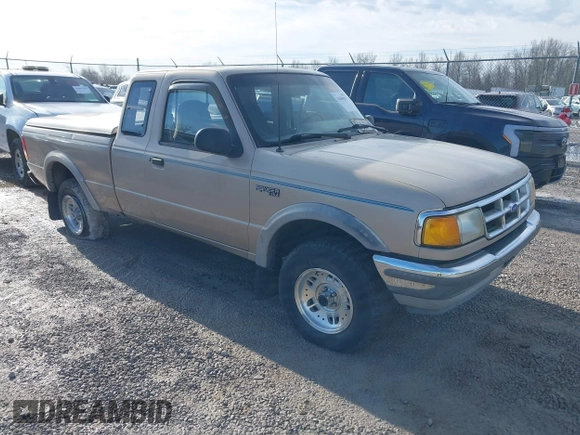 1994 Ford Ranger Splash with VIN 1FTCR15XXRPC53877, listed as a IAAI auction lot 41659917 with 417,570 mi miles. Bid and sale history available at carsss.com. Image 1.