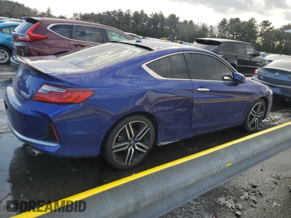 2016 Honda Accord Touring with VIN 1HGCT2B03GA004174, listed as a Copart auction lot 44200755 with 109,888 mi miles and Salvage Title. Bid and sale history available at DreamBid. Image 3.