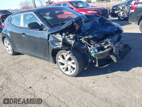 2016 Hyundai Veloster z VIN KMHTC6AD6GU299405, wystawiony jako IAAI lot #40846986 z przebiegiem 48 262 mil mil oraz . Historia ofert i sprzedaży dostępna na DreamBid. Obrazek 1.