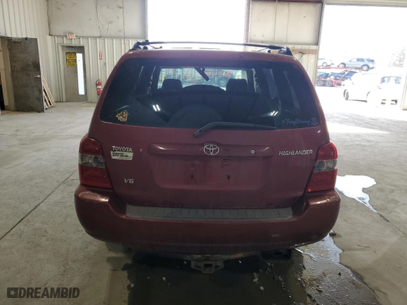 2006 Toyota Highlander w/3rd Row with VIN JTEDP21AX60106895, listed as a Copart auction lot 53573245 with 180,450 mi miles and Salvage Title. Bid and sale history available at carsss.com. Image 6.