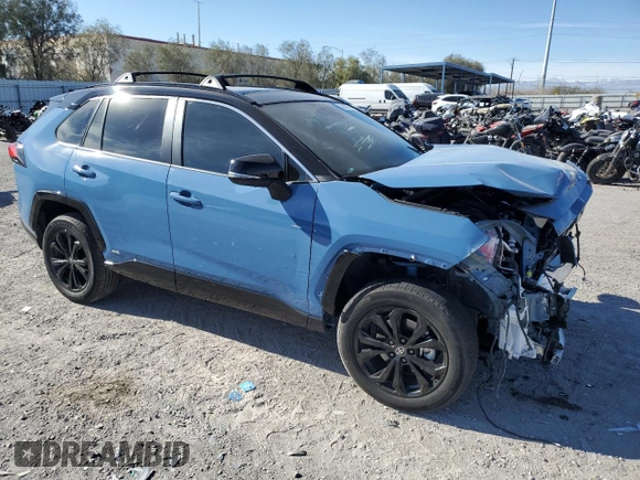 2023 Toyota RAV4 Hybrid XSE with VIN 2T3E6RFV4PW039496, listed as a Copart auction lot 39150774 with 13,533 mi miles and Salvage title. Bid and sale history available at DreamBid. Image 4.