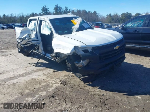 2023 Chevrolet Colorado 4WD Work Truck with VIN 1GCGTBEC1P1183966, listed as a IAAI auction lot 41717632 with 36,395 mi miles and . Bid and sale history available at DreamBid. Image 1.
