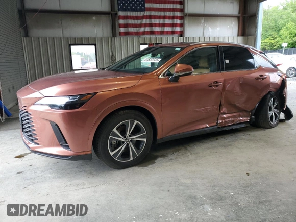 2024 Lexus RX 350 z VIN 2T2BAMCA7RC071289, wystawiony jako Copart lot #57837935 z przebiegiem 6 487 mil mil oraz Szkoda całkowita • Salvage title. Historia ofert i sprzedaży dostępna na DreamBid. Obrazek 1.