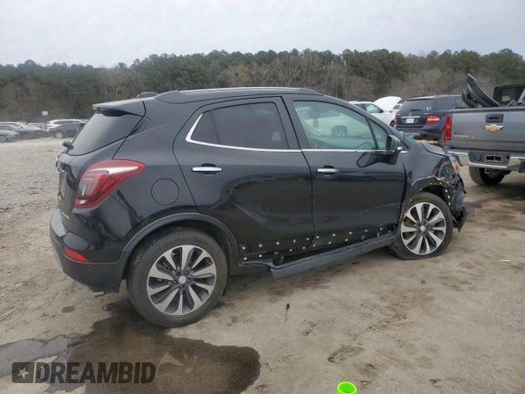 2017 Buick Encore Essence with VIN KL4CJCSBXHB099706, listed as a Copart auction lot 89332975 with 98,045 mi miles and Salvage Title. Bid and sale history available at DreamBid. Image 3.