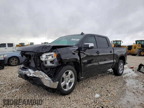 2024 Chevrolet Silverado 1500 LT with VIN 3GCPACED7RG223377, listed as a Copart auction lot 43159535 with 6,296 mi miles and Salvage Title. Bid and sale history available at DreamBid. Image 1.