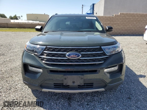 2023 Ford Explorer XLT with VIN 1FMSK7DH3PGC27644, listed as a Copart auction lot 49278375 with 13,391 mi miles and Salvage Title. Bid and sale history available at carsss.com. Image 5.