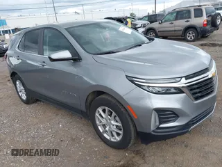 2024 Chevrolet Equinox LT with VIN 3GNAXKEG7RL177699, listed as a IAAI auction lot 42766376 with 31,866 mi miles and . Bid and sale history available at DreamBid. Image 1.