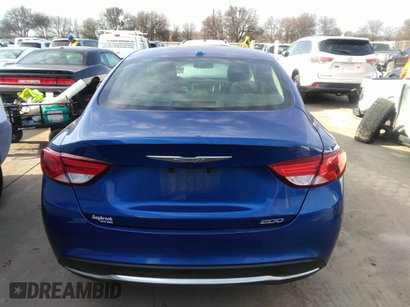 2015 Chrysler 200 Limited with VIN 1C3CCCAB9FN563232, listed as a IAAI auction lot 41543836 with 80,263 mi miles. Bid and sale history available at carsss.com. Image 16.