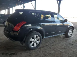 2006 Nissan Murano SL with VIN JN8AZ08W36W516110, listed as a Copart auction lot 50100205 with 122,897 mi miles and Clean Title. Bid and sale history available at carsss.com. Image 3.