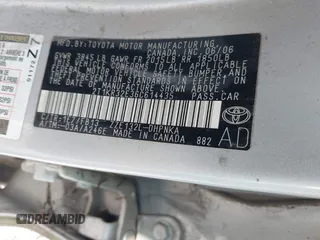 2006 Toyota Matrix STD with VIN 2T1KR32E36C614435, listed as a IAAI auction lot 41948678 with Not Provided miles and . Bid and sale history available at DreamBid. Image 9.
