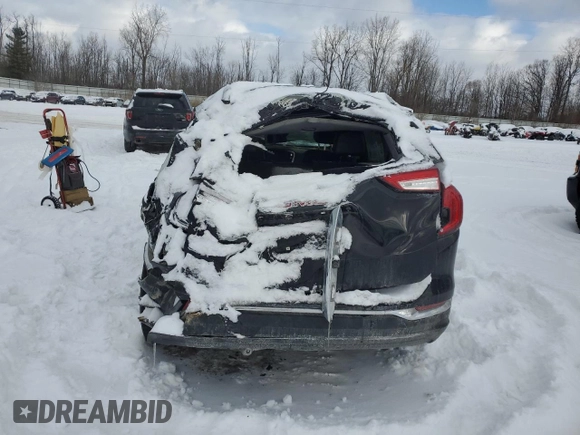 2022 GMC Terrain SLT with VIN 3GKALPEV3NL221227, listed as a Copart auction lot 45085355 with 35,341 mi miles and Non Repairable. Bid and sale history available at carsss.com. Image 6.