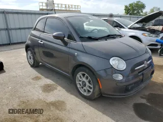 2015 FIAT 500 Pop с VIN 3C3CFFAR4FT501789, выставлен на аукционе Copart как лот 56663655 с пробегом 64 574 миль миль и Списание • Salvage title. История ставок и продаж доступна на DreamBid. Изображение 4.