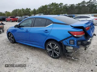 2021 Nissan Sentra SR with VIN 3N1AB8DV6MY256788, listed as a Copart auction lot 46434445 with 57,092 mi miles and Salvage Title. Bid and sale history available at carsss.com. Image 2.