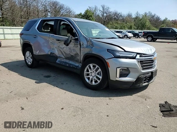 2023 Chevrolet Traverse LS with VIN 1GNEVFKWXPJ286530, listed as a Copart auction lot 69405684 with 12,334 mi miles and Salvage Title. Bid and sale history available at carsss.com. Image 12.