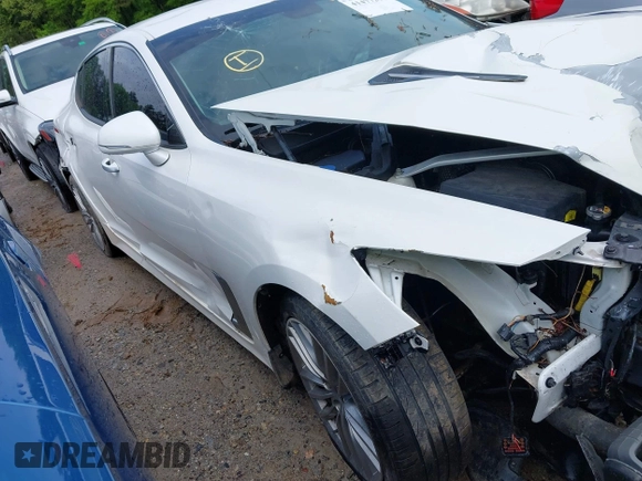 2018 Kia Stinger with VIN KNAE15LA1J6029913, listed as a IAAI auction lot 41477274 with 105,479 mi miles. Bid and sale history available at carsss.com. Image 19.
