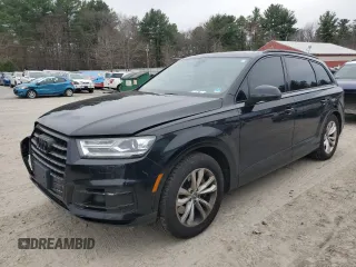 2018 Audi Q7 Premium Plus z VIN WA1LAAF75JD001198, wystawiony jako Copart lot #52693055 z przebiegiem 99 338 mil mil oraz Szkoda całkowita • Salvage title. Historia ofert i sprzedaży dostępna na DreamBid. Obrazek 1.