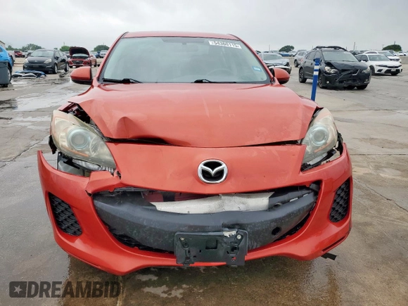 2013 Mazda 3 i Touring with VIN JM1BL1V74D1767779, listed as a Copart auction lot 54360115 with 120,405 mi miles and Salvage title. Bid and sale history available at DreamBid. Image 5.