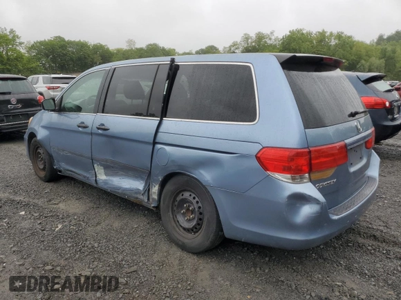 2010 Honda Odyssey LX with VIN 5FNRL3H26AB001758, listed as a Copart auction lot 58320535 with 131,373 mi miles and Salvage title. Bid and sale history available at DreamBid. Image 2.