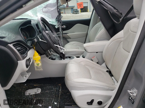 2021 Jeep Cherokee Limited with VIN 1C4PJMDX5MD105237, listed as a Copart auction lot 61389155 with 55,173 mi miles and Salvage title. Bid and sale history available at DreamBid. Image 7.