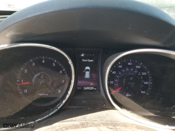2015 Hyundai Santa Fe Sport with VIN 5XYZW4LAXFG259597, listed as a Copart auction lot 89151495 with 169,039 mi miles and Salvage Title. Bid and sale history available at carsss.com. Image 9.