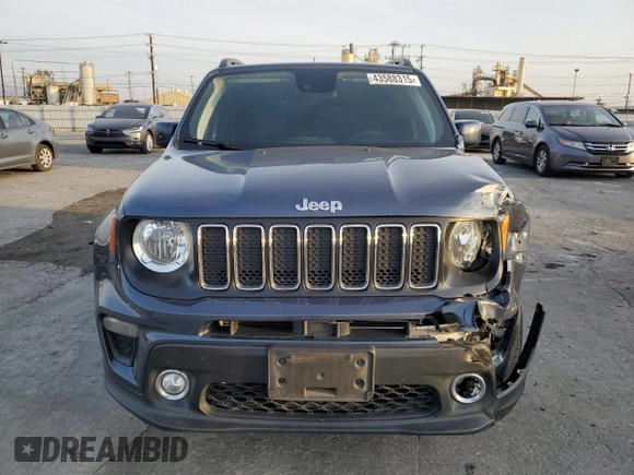 2021 Jeep Renegade Latitude z VIN ZACNJCBB3MPN13260, wystawiony jako Copart lot #43588315 z przebiegiem 47 494 mil mil oraz Szkoda całkowita • Salvage title. Historia ofert i sprzedaży dostępna na DreamBid. Obrazek 5.